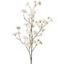 Rama artificial de melocotonero ornamental KENZUN, flores, blanco, 110 cm