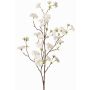 Rama artificial de melocotonero ornamental KENZUN, flores, blanco, 110cm, Ø2-6cm