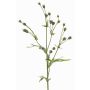 Rama artificial de lino KALENO con capullos, verde, 70cm