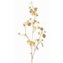 Rama de lunaria de satén artificial PINDUS con flores, amarillo y dorado, 85cm