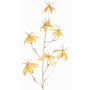 Rama decorativa de gloriosa de terciopelo NESTOS, amarillo y dorado, 110cm