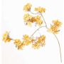 Rama decorativa de hortensias de terciopelo PIRES, amarillo-dorado, 110cm