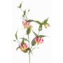 Corona artificial KINTARO, fucsia-amarillo, 120cm