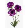 Anémona artificial SUGOL, violeta, 75 cm