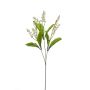 Flor artificial lirio de los valles PLUVIA, blanco, 70 cm