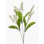 Flor artificial lirio de los valles PLUVIA, blanco, 70 cm