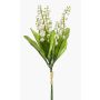 Ramo de flores artificiales lirio de los valles LEGOL, blanco, 35 cm
