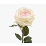 Flor artificial Rosa THYRI, crema-rosa, 65 cm