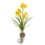 Narciso artificial NEVIA, con bulboa marillo, 45cm, Ø3-6cm