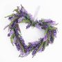 Corazón de lavanda textil KIRSA, violeta, Ø30cm