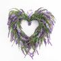 Corazón de lavanda textil KIRSA, violeta, Ø45cm