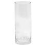 Jarrón cilíndrico de cristal SANSA OCEAN, transparente, 20 cm, Ø 8 cm