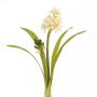 Jacinto artificial FARINA, crema, 30cm, Ø3-6cm