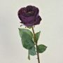 Rosa repollo artificial TAYNARA, morado oscuro, 50cm, Ø9cm