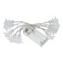 Guirnalda luminosa CASSATA con 10 abetos LED, pilas, 90cm