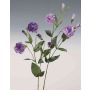 Lisianthus artificial JEMO, morado-blanco, 65cm