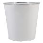 Maceta de zinc FYNAS, blanca, 30cm, Ø30cm