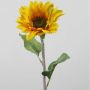 Girasol artificial MARIETTA, amarillo-naranja, 60cm, Ø14cm