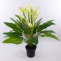 Calla artificial LAURENCE, blanco, 130cm, 8x13cm
