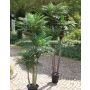 Palma de areca sintética CARRY con 1580 hojas, 3 troncos, 180cm