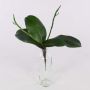 Hojas artificiales de orquídea Phalaenopsis DORTE, raíces aéreas, 22x28cm