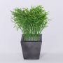 Bambú artificial YASO en maceta de metal, 26cm