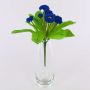 Margaritas artificiales PEGGY en varilla de ajuste, azul, 25cm