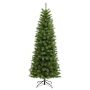 Árbol de Navidad artificial estrecho VERMONT SPEED, efecto helado, 150cm, Ø60cm