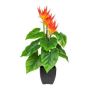 Flor artificial de canna BLINTER, naranja, 60 cm