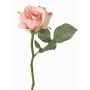 Rosa artificial ELLI, rosa, 30cm, Ø6,5cm