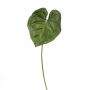 Hoja de Anthurium artificial LUVINA, verde, 65cm