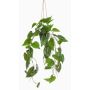 Planta artificial Filodendro Scandens, maceta colgante ZILDA, maceta decorativa, 80 cm