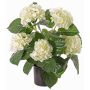 Hortensia sintética TEMARI, crema, 40cm, Ø10-12cm