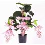 Medinilla artificial LAILANI, rosa, 80cm, Ø20cm