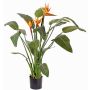 Strelitzia artificial DALILA, naranja-violeta, 110cm, 17x22cm