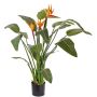 Strelitzia artificial DALILA, naranja-violeta, 110cm, 17x22cm
