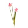 Flor decorativa narciso OTZARA con varilla, rosa, 60 cm