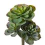 Echeveria artificial NADIA, vara de fijación, verde-rojo, 30cm, Ø20cm