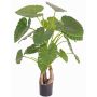 Planta artificial de alocasia odora SURI, verde, 120cm