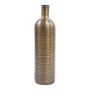 Botella decorativa de metal MAGDALINA, dorada, 40 cm, Ø 12 cm