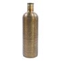 Botella decorativa de metal MAGDALINA, dorada, 53 cm, Ø 14,5 cm