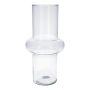 Jarrón para flores ELSABEA, vidrio reciclado, transparente, 31 cm, Ø 15,1 cm
