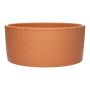 Cuenco de cerámica FERDINANTA con motivo, terracota, 9 cm, 18,5 cm