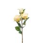 Rama artificial de rosa FREYDE, crema, 45 cm, Ø 4-5 cm