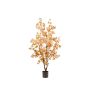 Árbol de cerezo artificial JANKFUN con flores, tronco artificial, color melocotón, 175cm