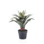 Suculenta artificial Dracaena agave RUPUN en maceta decorativa, verde, 45 cm