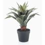 Suculenta artificial Dracaena agave RUPUN en maceta decorativa, verde, 45 cm