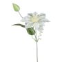 Flor artificial clemátide STAVLER, blanca, 45 cm