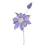 Flor artificial clemátide STAVLER, azul, 45 cm