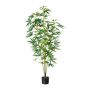 Árbol artificial de cáñamo BUGIN, tronco artificial, verde, 150 cm